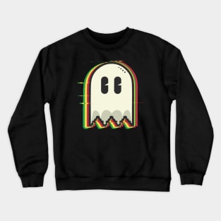 Pac Man Ghost Retro Gamer "Ghosted by Pac-Man" Crewneck Sweatshirt